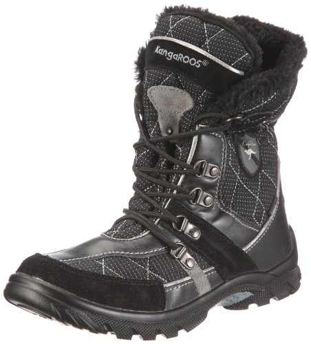KangaROOS Estelle 10900/500, Mädchen Stiefel, Schwarz (blk 500), EU 38