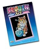 Enlarge toy image: KSG - Sequin Art Kitten - school time children learning and fun