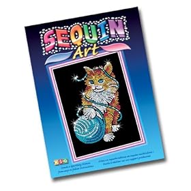 Sequin Art Kitten