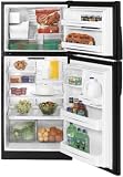 GE 18 Cubic Foot Black Top Freezer Refrigerator