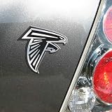 Atlanta Falcons Silver Auto Emblem
