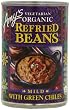 Amy's Organic Refried Beans with Mild Green Chiles, 15.4-Ounce Cans (Pack of 12)
