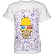 Simpsons Homer 3-D Glasses Men's T-Shirt