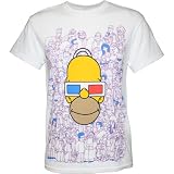 Simpsons Homer 3-D Glasses Men's T-Shirt