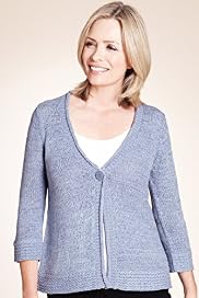 Classic Collection 3/4 Sleeve Tape Knit Cardigan
