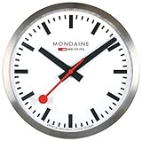 Mondaine A990.CLOCK.16SBB Wall Clock White Dial