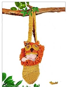 Jastore® Photography Prop Baby Costume Yellow Monkey Crochet Knitted Cap Sleeping Bag