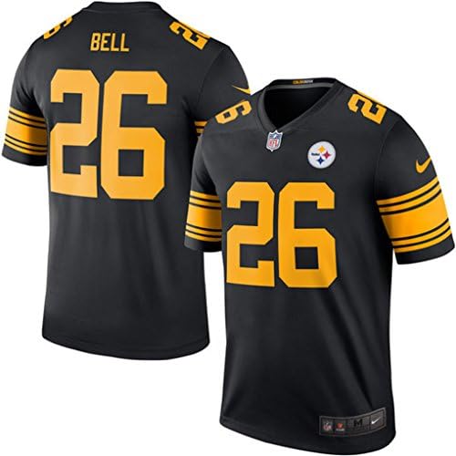 Pittsburgh Hot Men's Steelers Bell 26# Black Color Rush Legend Limited Jersey Medium