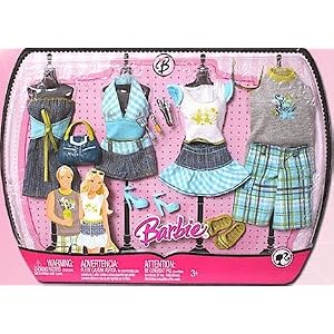 Barbie and Ken Dolls Matching Clothes by 