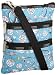 LeSportsac Kasey Small Three-Zip Cross-Body,Bling,one size