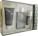 Lacoste Pour Homme By Lacoste For Men. Set-edt Spray 3.4 OZ & Aftershave Balm 2.5 OZ & Deodorant Stick 2.5 OZ