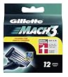 Gillette MACH3 Cuchillas, 12 unidades
