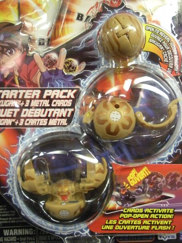 Bakugan Battle Brawlers Series 1 Starter Pack Subterra Tan Serpenoid Fear Ripper Mystery Marble