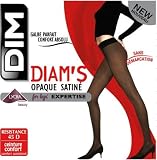 Dim Diams Opaque Satin&eacute; - Collant - Femme - Noir - 3