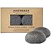 Konjac Exfoliating Sponge with Bamboo Charcoal - 2 Pack - 100% Natural Charcoal Face Sponge for Improving Skin's Look and Feel - Face Charcoal Sponge with Attached String