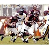Brandon Manning Autographed Virginia Tech Hokies (Purple Jersey Horiz) 8x10 Photo