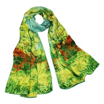100% Luxurious Charmeuse Silk Van Gogh's 