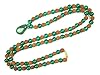 Fourth Heart Chakra- Green Jade Rudraksha Beads Prayer Mala Yoga Gift 108+1 Zodic Pendant