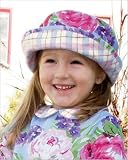 : Baby Lulu Country Flower Woven Roll Hat