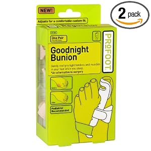 Profoot Goodnight Bunion, 1 Pair Packages (Pack of 2) by Profoot