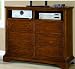 Kathy Ireland Home Penn. Ctry. 6 Drawer Media Chest in Honey Cherry