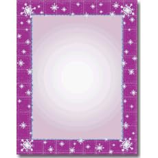 SNOWFLAKE PLAID COMPUTER PAPER by Carson Dellosa