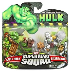 Incredible Hulk Movie Super Hero Squad 2-Pack Planet Hulk & Silver Savage