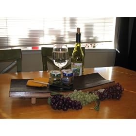 Buy Bread Board Fruit Bowl Sushi Plate Made From Wine Barrel Stave