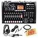 Zoom R8 Digital Multi-Track Recorder, Interface, Controller, and Sampler Bundle with 10-Foot Instrument Cable, 10-Foot XLR Cable, Headphones, and Polishing Cloth