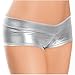 Escante Women's Metallic Booty Shorts