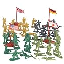 action figures 202 pieces with American, British, German & Japanese (WII)