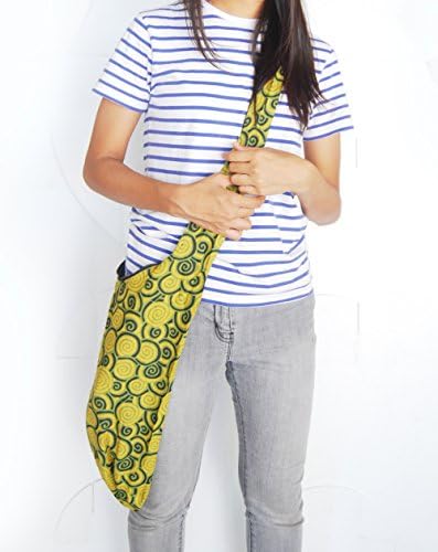 Thai Hippie Hobo sling crossbody bag Purse Original Thai cotton handmade Gypsy Boho Messenger Outdoor Travel School Laptop Bag(Green)