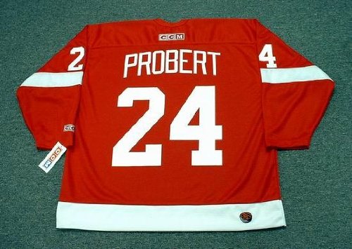 Buy BOB PROBERT Detroit Red Wings 1993 CCM Throwback Away NHL Hockey Jersey