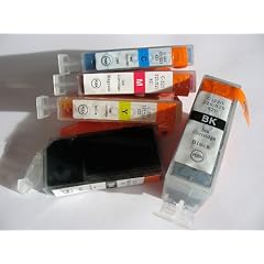10x Canon Pixma MP640 Kompatible Druckerpatronen - Cyan / Gelb / Magenta / Schwarz- PATRONEN MIT CHIP