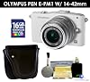Olympus PEN E-PM1 w/ 14-42mm Lens (White) Value Kit