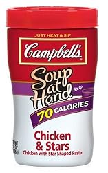 Campbell Soup At Hand Chicken & Stars, 10.75-Ounce Microwavable Cups (Pack of 8)