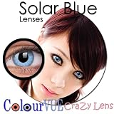 Solar Blue Crazy Contact Lenses (Pair)