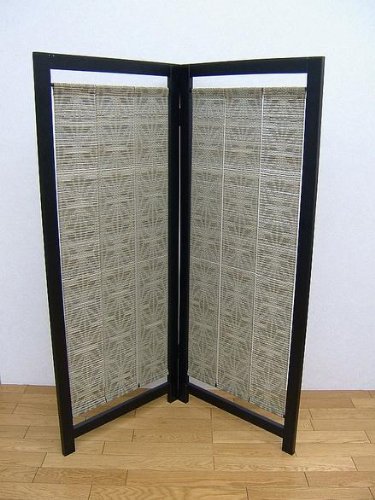 い草スクリーン　「萩」　サイズ：135x55x2連　カラー：ブラウン(#2801860) 