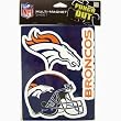 Denver Broncos NFL Multi Magnet Sheet 3 Magnets
