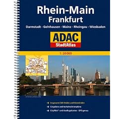 Rhein-Main, Frankfurt, Darmstadt, Gelnhausen, Mainz, Rheingau, Wiesbaden im Ma�stab 1:20.000, GPS-genau: Darmstadt, Gelnhausen, Mainz, Rheingau, ... 326 St�dte und Gemeinden. 1:20000. GPS-genau