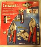 51oQI9OZ6yL. SL160  Cushion Grip Locking Pliers Set with Quick Change Folding Knife