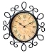 Antique-Style Hand-Forged Wrought-Iron Wall Clock