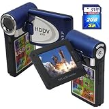 SVP HDDV-2300-Blue 11MP Max 2.4 LCD Digital Video Camcorder (Free-2GB High Speed SD Memory Card)