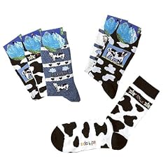 6 Paar Damen-Socken "K�he K�he K�he"