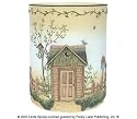 Outhouse Wastebasket by Blonder Home Accents
