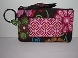 Vera Bradley Zip ID Case in Mod Floral Pink