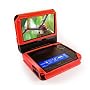 Tuff-Luv Leather case cover for sony portable DVD player 7 inch FX720 / DVP-FX720 series & Car Harness (RED)