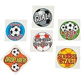 Fun Express Temporary Soccer Tattoos (6 Dozen)