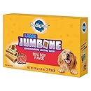 PEDIGREE JUMBONE Large Snacks for Dogs 1.39 lbs. 3 Count (Pack of 4)