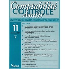 Comptabilite, Controle, Audit, Volume 11 Tome 2